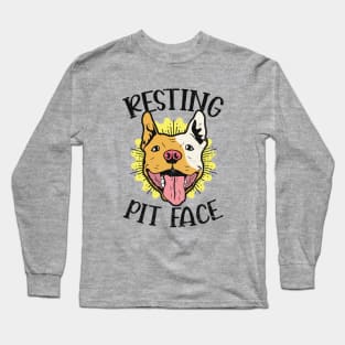 Resting Pit Face Long Sleeve T-Shirt